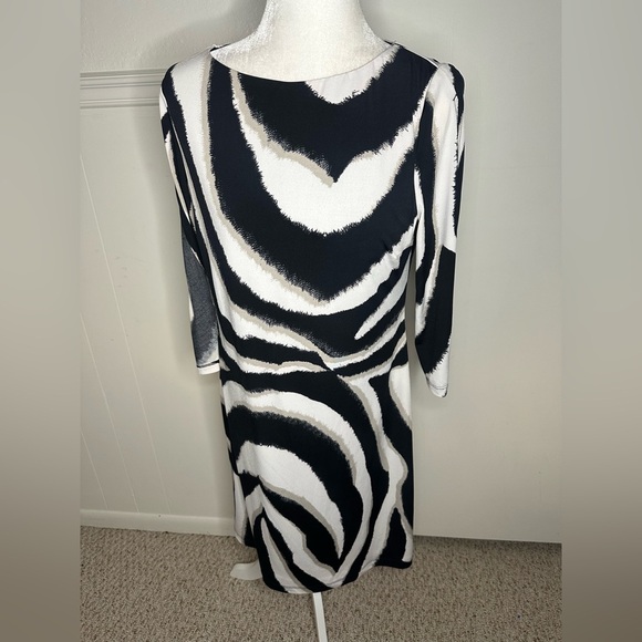Chico's Black and White Dress size 1 or M - Picture 1 of 7